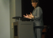 Speech presentation at Anoka Ramsey Community College in Minnesota