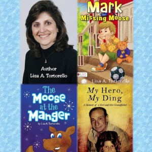 Lisa with all three books2